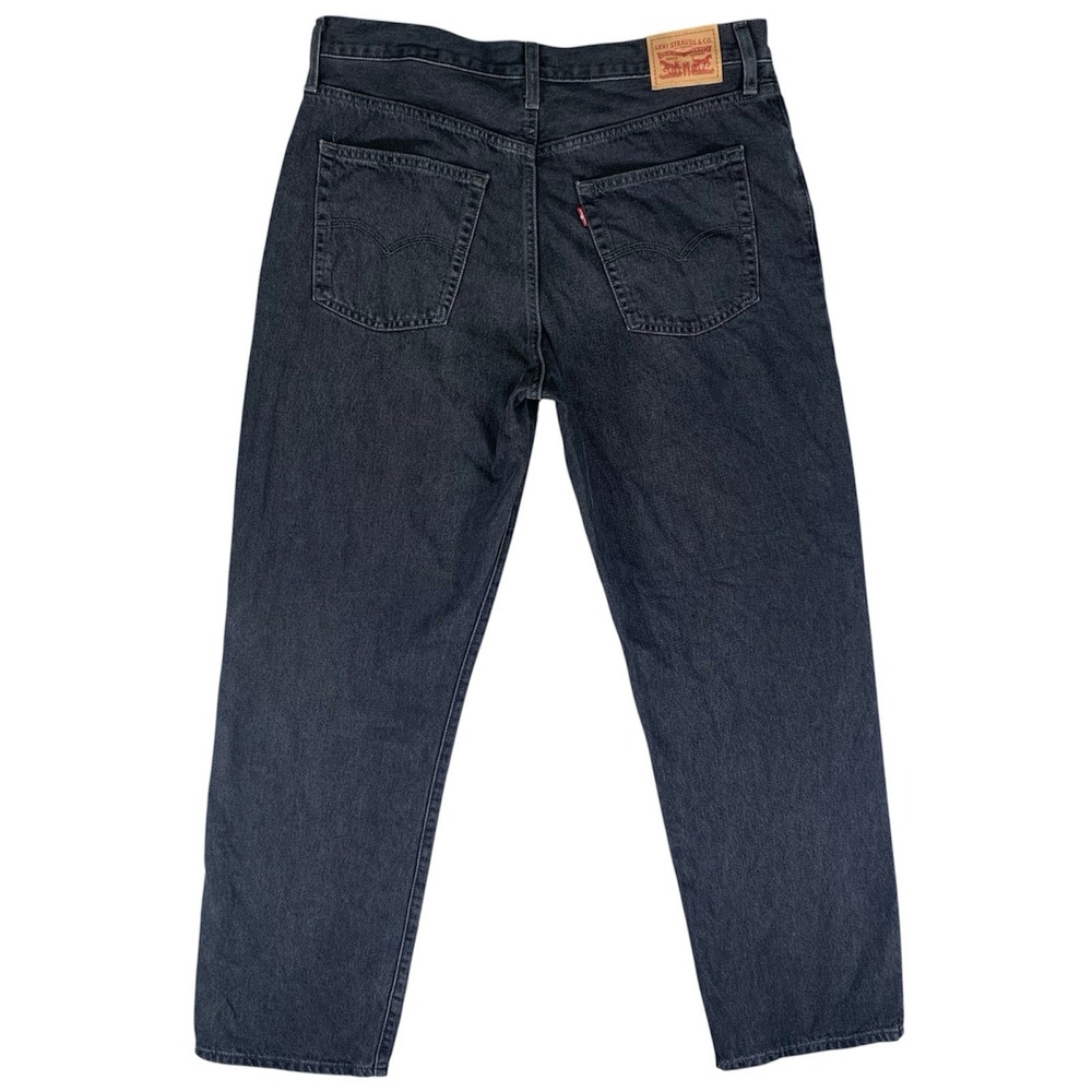 Levi's Women's '94 Baggy Black Denim High Rise Straight‎ Leg Jeans Size 32x31